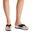 thumbnail image 6 of DREAM PAIRS Platform Flip Flops for Women Cushioned Thong Sandals with Soft Eva Foam Insole Lightweight Lycra fabric Comfort Dressy Slides Slippers for Summer Beach, 6 of 7