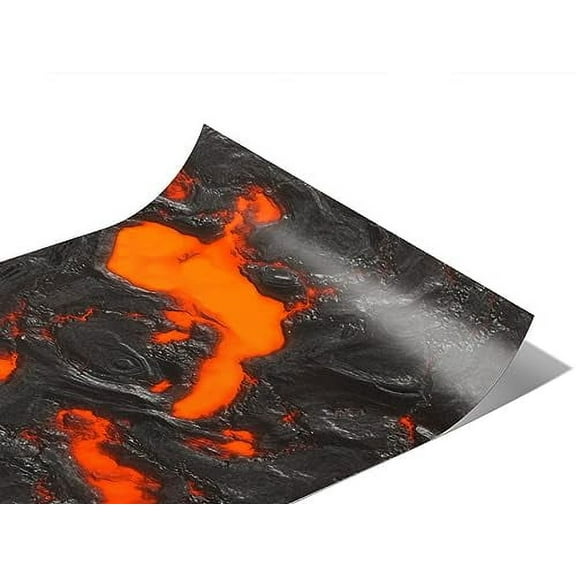 Rwraps Lava Active Fury Matte Vinyl Film Wrap 59in x 6in Vinyl Vehicle Car Film Sheet Roll