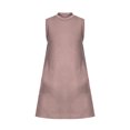 thumbnail image 4 of Dress for Women 2024 Summer Sleeveless Turtleneck Dress Casual A Line Tank Dress With Pockets Womens Loose Sundress, 4 of 7