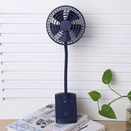 

Zerodis USB Rechargeable Clip-on Desk Fan Mini Portable Desktop Fan for Car Office