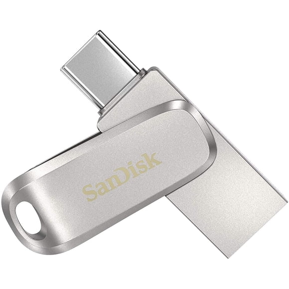 Unidad flash USB SanDisk Ultra Dual Drive Luxe 512GB negra