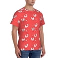 thumbnail image 5 of Rocae Cartoon Rooster for Men's Moisture-Wicking Crew Tee - T-Shirt for Sports, Outdoor Activities, and Casual Wear3X-Large, 5 of 9