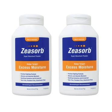 ZEASORB POWDER PREVENTION 2.5OZ - 2pack