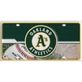 thumbnail image 1 of Oakland Athletics Metal License Plate, 1 of 1