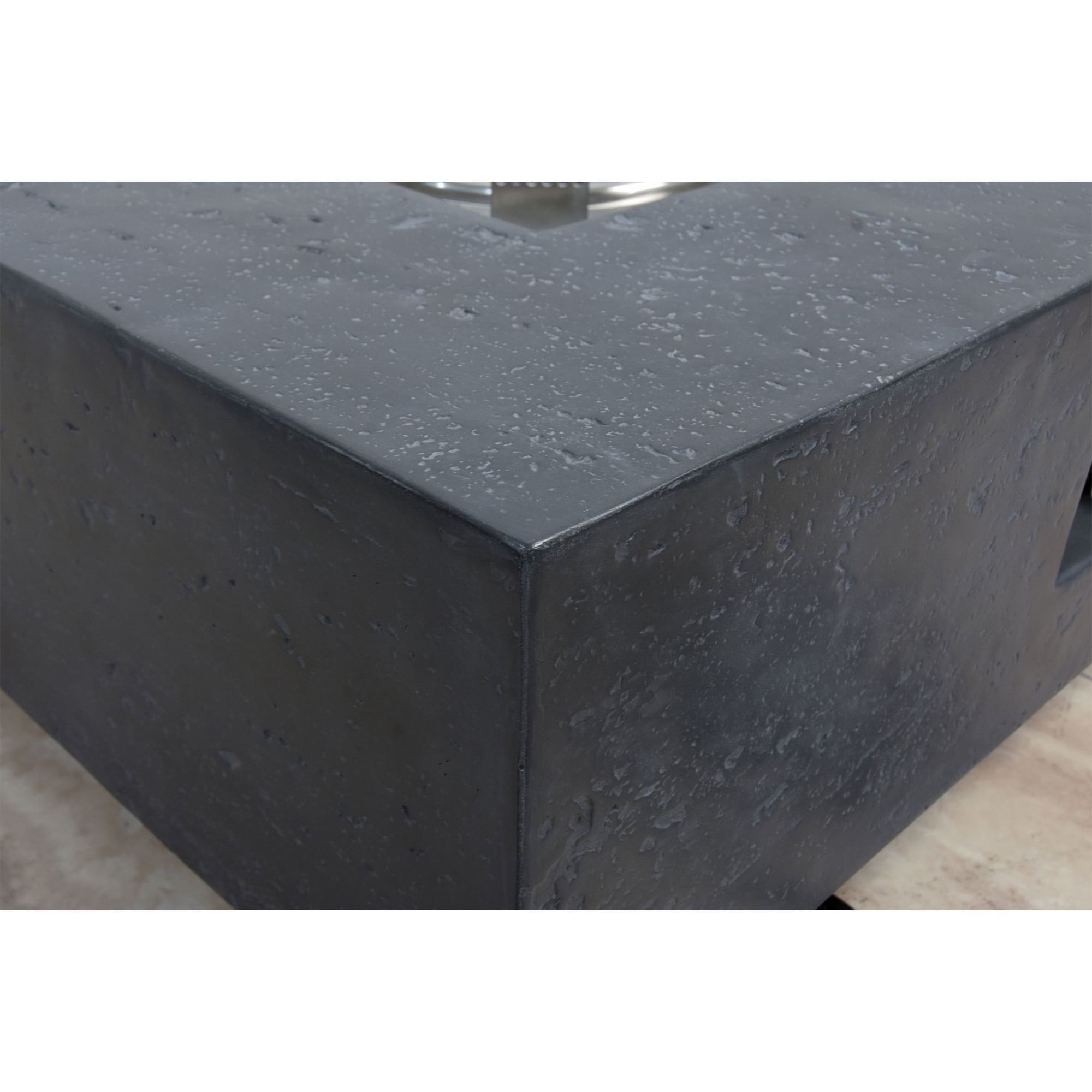 Elementi Manhattan Concrete Outdoor 45,000 BTU Natural Gas Fire Table