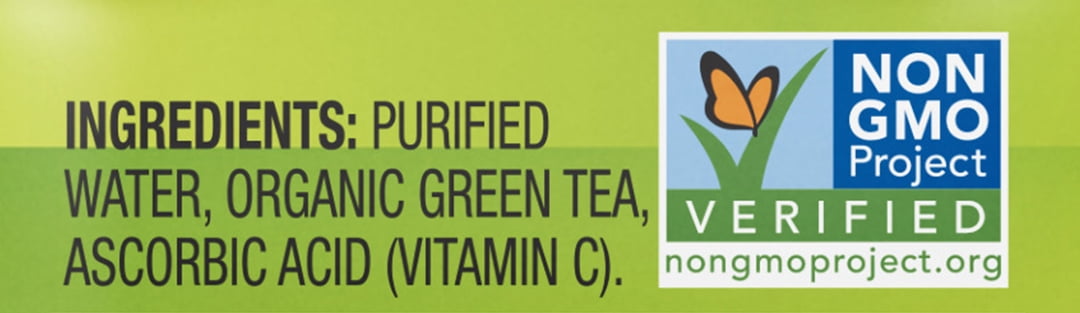 Teas' Tea Pure Organic Green Tea, Unsweetened Bottled Tea, Zero Sugar, Zero Calories, 16.9 fl oz, 12 pack
