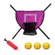 thumbnail image 1 of Juego de aro de baloncesto con trampolín para adultos amantes del baloncesto La mayoría de los trampolines Baloncesto amarillo, 1 of 8