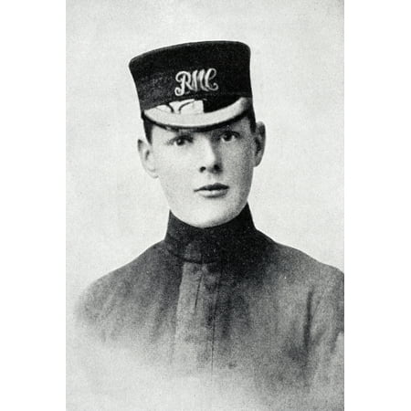 Winston S Churchill 1874 To 1965 As Gentleman Cadet From A Roving Commission By Winston S Churchill Published By Scribners 1930 Canvas Art - Ken Welsh Design Pics (22 x 34)