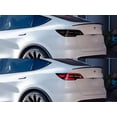 thumbnail image 3 of Rvinyl Tail Light Tint Covers Compatible with Tesla Model Y 2020-2024 - Blackout Smoke, 3 of 10