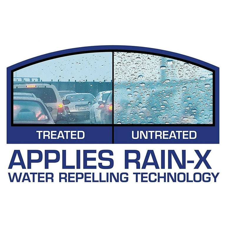 Rain-X 800002243 Glass Treatment, 7 oz. - Exterior Glass Treatment To  Dramatically Improve Wet Weather Driving Visibility During All Weather