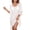 White, variant on Women's Beach Cover Up Chiffon Cover Up Dress Spring Thin Sheer Beachwear Summer Light Loose Black One Size