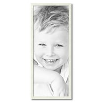 ArtToFrames 14" x 35" White Picture Frame, 14x35 inch White Wood Poster Frame (WOM-5140)