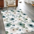 thumbnail image 2 of 3'x5' Rug for Living Room Bedroom, Watercolor Dandelion Washable Area Rugs Non-Slip Carpet Mats, Spring Flowers Botanical Vintage Indoor Low Pile Area Rug Runner for Kitchen, Mudroom, 2 of 8