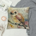 thumbnail image 2 of FUMJ  Vintage Animal Throw Pillow Covers Wild Animals Black Bear Fox Owl Hamster Square Decorative Cushion Covers with Rustic Lettering Pillowcases Cushion Case, 2 of 5