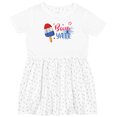 thumbnail image 3 of Inktastic 4th of July Boom Ya'll Popsicle and Firework Design Girls Toddler Dress, 3 of 5