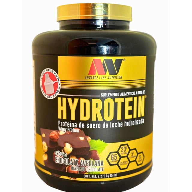 Hydrotein ADVANCE NUTRITION Proteina Hidrolizada 5lb Sabor Chocolate Avellana