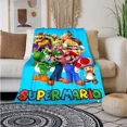 thumbnail image 5 of Manta con estampado de Super Mario, ligera, para sala de estar, dormitorio, habitación de niños, cálida, regalo de Navidad, 5 of 5