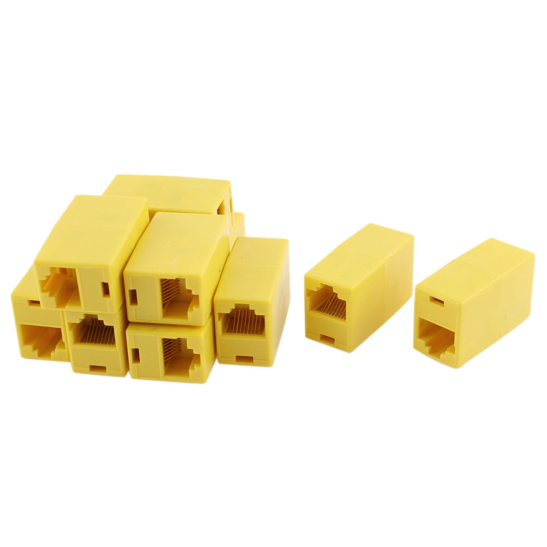 Cat5 RJ45 Lan Cable Wire Extender Joiner Connector 10 PCS