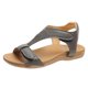thumbnail image 2 of Sandalias de tacón plano para mujer de verano, zapatos informales para mujer Wmkox8yii nm7005, 2 of 7