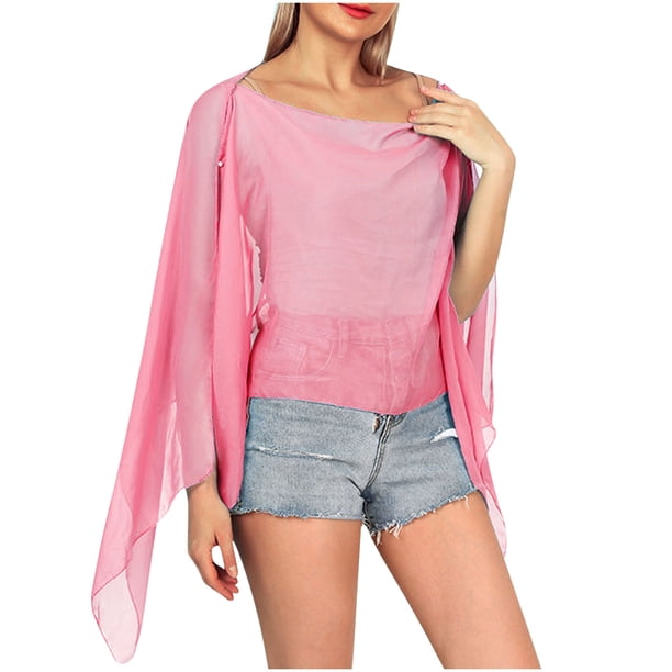 Vestido de Humo de Ventilación de Color Sólido Sexy de las Mujeres, Cubierta Casual para la Primavera Y el Verano