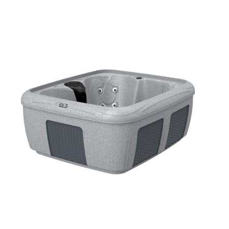 Aquarest Spas Dynamic 78S Greystone/Grey Wicker + CVR