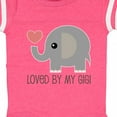 thumbnail image 4 of Inktastic Loved by My Gigi Grandma Boys or Girls Baby Bodysuit, 4 of 5
