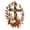 10# (9.84" Autumn Cross Wall Hanging Decor), variant on Autumn Harvest Cross Wall Hanging 9.84 Inch 2D Flat Ornament with Pumpkin Wheat and Fall Foliage for Indoor Display