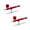 Red, variant on Makeup Airbrush Machine, Art Paint Beauty Tattoo Nail Art Tool, High-Pressure, Non-Clogging Air Brush Set Cordless Rechargeable for Nail Art, Makeup, Painting, and Cake Decorating (Pink)