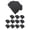 Dark Melange Grey, variant on CC Slouch Thick Knit Beanie, Light Melange Grey ( 12 pack )