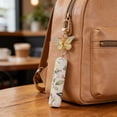 thumbnail image 2 of Crystal Butterfly Perfume Keychain Bottle - Refillable 5ml Portable Perfume Atomizer with Floral Print, Elegant Bag Pendant & Travel Gift, 2 of 7