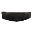 thumbnail image 4 of Lexicon Amite 6-Piece Wood & Faux Leather Sectional Set in Dark Gray, 4 of 8