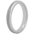 thumbnail image 2 of Women's 4MM Tungsten Satin Finished Slash Wedding Band - Women's Ring, 2 of 4