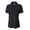 Black, variant on A4 Solid Interlock Polo For Women in Scarlet | NW3261