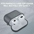 thumbnail image 6 of Valkit Compatible AirPods 3 Case Soft Silicone Clear Airpods 3rd Generation Case with Keychain, 6 of 6