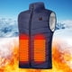 thumbnail image 5 of Chaqueta Térmica Chaleco con calefacción eléctrica 9 áreas de calor Chaleco de calefacción de invierno para acampar al aire libre Senderismo Likrtyny Para Estrenar, 5 of 7