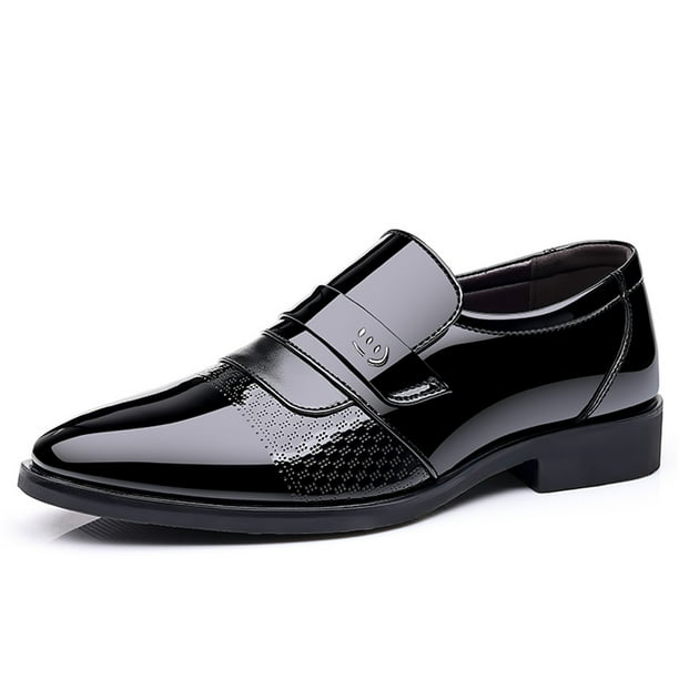 BOBOGOJP Shoes for Men Formal Dress Shoes for Men Business Leather Shoes Black 13 Walmart