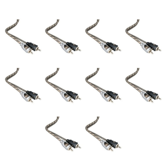 Sub Case Pack of 10 ea RFI-10 10 Ft Twisted Pair Signal Cable