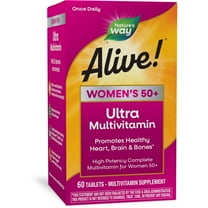 Nature's Way Alive! Women's 50  Ultra Potency Complete Daily Multivitamin Tablets, 60 Count