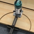thumbnail image 4 of Router Milling Groove Bracket, Router Circle Cutting Guide 441mm Length Aluminum Alloy  for Woodworking, 4 of 7
