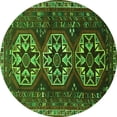 thumbnail image 1 of Ahgly Company Indoor Round Persian Green Traditional Area Rugs, 3' Round, 1 of 1