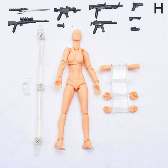 OUSITAID 1 Ensemble de Figurines de Dessin d'Anime pour Artistes Figurine d'Action Modèle Jouet Humain Poupée