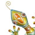 thumbnail image 5 of DecMode Multi Colored Metal Indoor Outdoor Lizard Wall Decor with Diamond and Swirl Details, 5 of 16