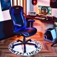 thumbnail image 4 of Gymax Racing Style Office Chair Ergonomic Adjustable Computer Chair w/Flip-up Arm Blue, 4 of 10