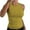 382#Yellow, variant on Harpily Women's Slim-Fit Tank, Womens Sleeveless Racerback High Neck Casual Basic Cotton Ribbed Tank Top
