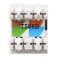 thumbnail image 3 of C2G KS5EA-00 Ortronics Cat5E Keystone Jack, Black, 3 of 3