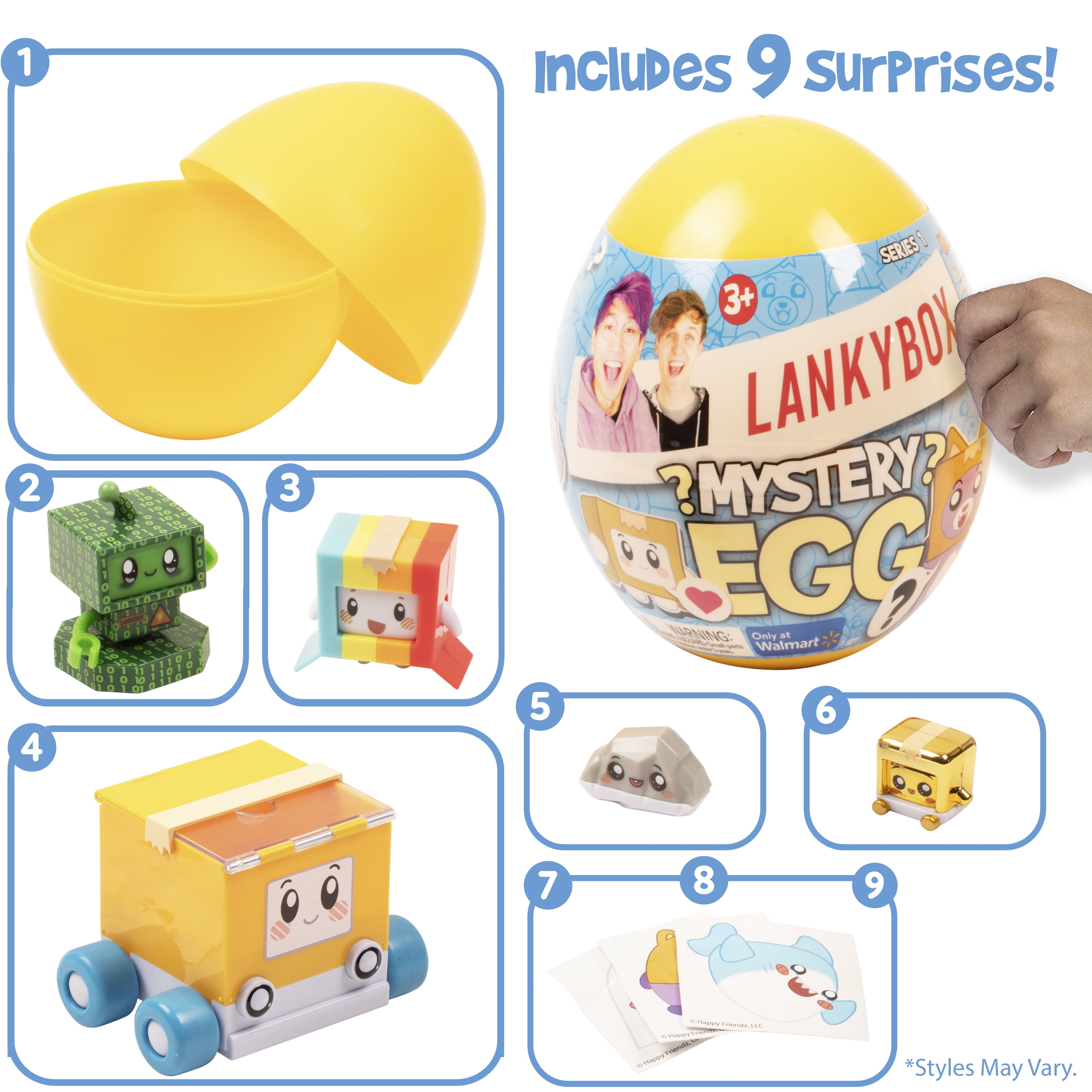 Mega Figurine Mega Egga Mystery Egg Uk LankyBox Brand Mystery