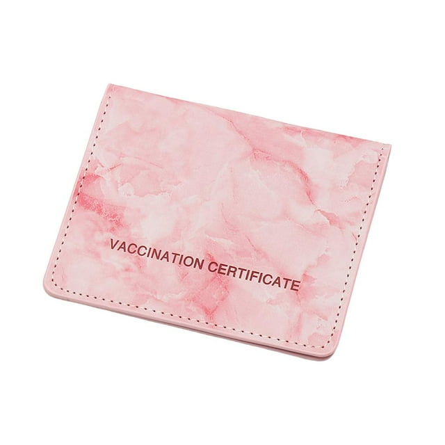 Soporte de cubierta impermeable Zulema Cartera de vacunación rosado
