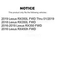 thumbnail image 2 of Kugel Front Rear Wheel Bearing & Hub Assembly Kit for Car Lexus RX350 RX350L RX450h FWD - Left Right Side (Driver Passenger) K70-102044, 2 of 11