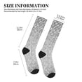 thumbnail image 2 of Picia Silver Mosaic Printed Sports Compression Socks - 15-20mmHg Graduated Compression, High-Performance Soft and Breathable Socks for Men and Women, 2 of 5