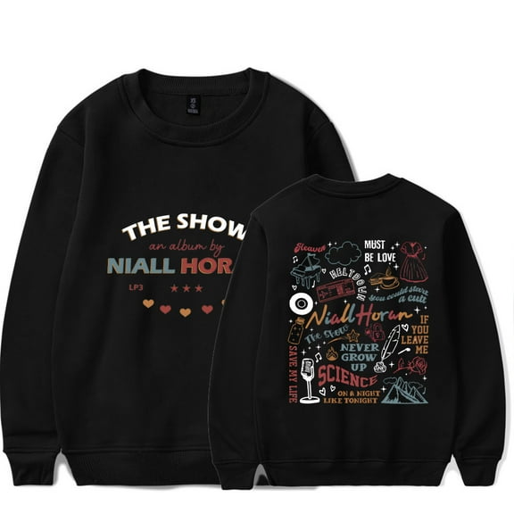 Niall Horan round neck Merch The Show Album Track List Shirt TDeegray 2024 Tour Unisex Trend Casual Street Clothing sweatshirt